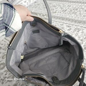 Kate Spade Gray Shoulder Bag Spacious Everyday Essential